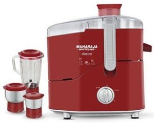 Maharaja Whiteline Desire Red Treasure Best Juicer Mixer Grinder