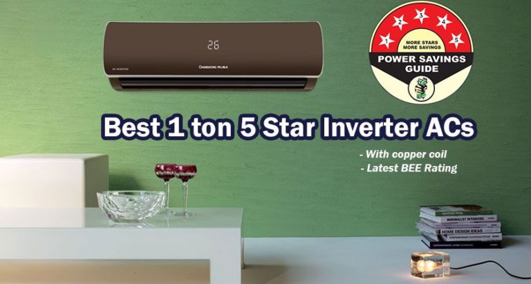 1 ton 5 Star Inverter ACs