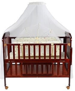 Luvlap C80 Wooden Baby Cot