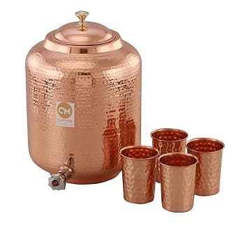 Copper Master Hammered Copper Water Dispenser