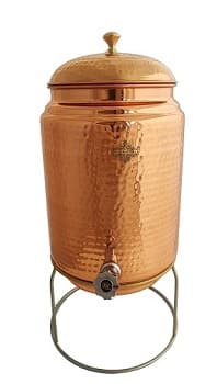 Indian Art Villa Copper Water Dispenser