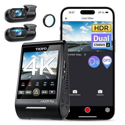 Viofo A229 Pro 3 channel Dash Cam